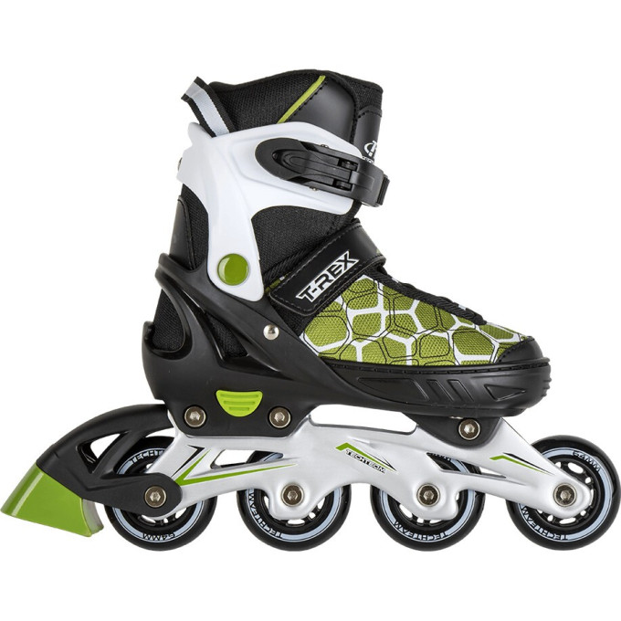 Ролики TECH TEAM T-REX 2021 зеленые, размер 33-36 NN004110